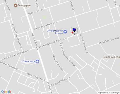 Billboard B in Uman, 6х3  m. Uman', st. Velika Fontanna, 37, bila magazinu Furset, stoanka magazinu Fokstrot, navproti PrivatBanku, za 60m do povorotu na st. Sevcenka, cerez 135m pisla povorotu na st. Respublikans'ka, 1-j sprava nalivo scheme