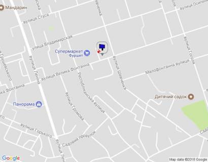 Billboard B in Uman, 6х3  m. Uman', st. Velika Fontanna, 37, bila magazinu Furset, stoanka magazinu Fokstrot, navproti PrivatBanku, za 75m do povorotu na st. Sevcenka, cerez 150m pisla povorotu na st. Respublikans'ka, 4-j sprava nalivo scheme