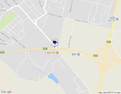 Billboard A in Uman, 6х3  m. Uman', rozvilka z trasou M-12 ta st. Mihajlivs'ka, cerez 400m pisla AZS WOG, za 500m do povorotu na st. Gorihova, niz scheme