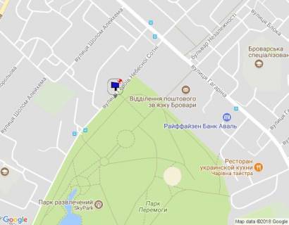 Billboard B in Brovary, 6х3  m. Brovari, st. Geroiv Nebesnoi Sotni, 5B, bila Parku Peremogi, cerez 50m pisla TC Forum, cerez 255m pisla magazinu VARUS ta rozvilki z st. Geroiv Ukraini scheme