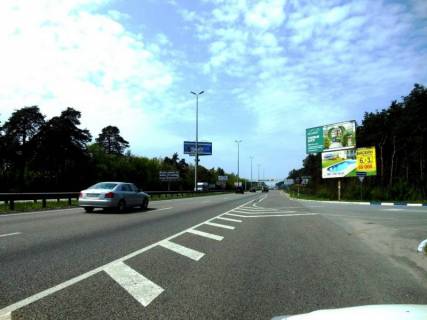 Billboard A in Parking, 6х3  s. Stoanka, trasa M-06 "Kiiv-Cop" (Zitomir), km 22+300 pravo, AZS WOG, verh Photo 1