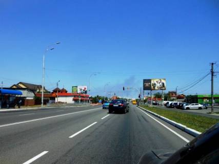 Billboard A in Brovary, 6х3  m. Brovari, st. Kiivs'ka, 90, bila povorotu na st. Serova ta magazinu "Fora", bila avtobusnoi zupinki, za 180m do povorotu na st. Zaporiz'ka Photo 1