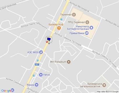 Billboard A in Brovary, 6х3   m. Brovari, st. Kiivs'ka, navproti budinku 265/2, cerez 45m pisla povorotu na st. Vasila Stefanika, cerez 65m pisla AZS "WOG", cerez 160m pisla magazinu ATB, cerez 250m pisla magazinu "Varus", cerez 250m pisla zaizdu na rinok, cerez 380m pisla scheme