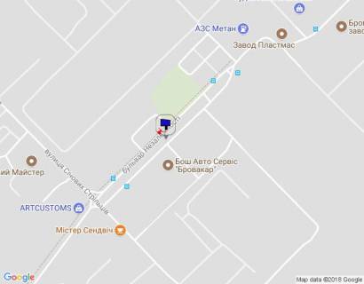 Billboard A in Brovary, 6х3  m. Brovari, bul'var Nezaleznosti, cerez 250m pisla perehresta z st. Sicovih Stril'civ scheme