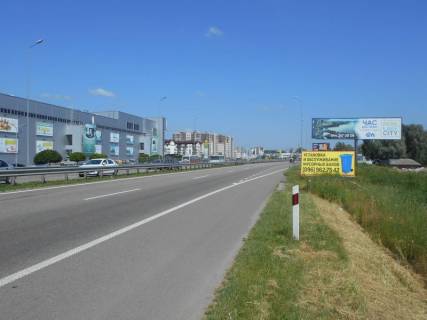 Billboard A in Khodosivka, 6х3  Dniprovs'ke sose, trasa N-01 "Kiiv-Znam'anka", km 23+850 livo, za 200m do povorotu na s. Hodosivku ta AZS UPG, navproti TC "MegaMarket" Photo 1