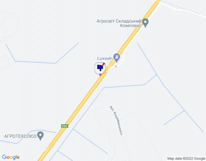 Billboard A in Kalynivka, 6х3  смт. Калинівка, траса М-05 Київ-Одеса, км 34+020 право, навпроти заїзду на АЗС LUXWEN scheme