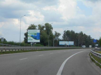 Billboard B in Obukhiv, 6х3  Dniprovs'ke sose, trasa N-01 "Kiiv-Znam'anka", km 43+100 pravo, rozv'azka na m. Obuhiv ta m. Ukrainka, viizd z m. Obuhiv v storonu m. Kiiv, verh Photo 1