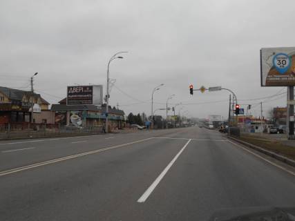 Billboard B in Brovary, 6х3  m. Brovari, st. Kiivs'ka, 89, bila povorotu na st. Serova ta magazinu "Fora", bila avtobusnoi zupinki, za 160m do povorotu na st. Zaporiz'ka Photo 1