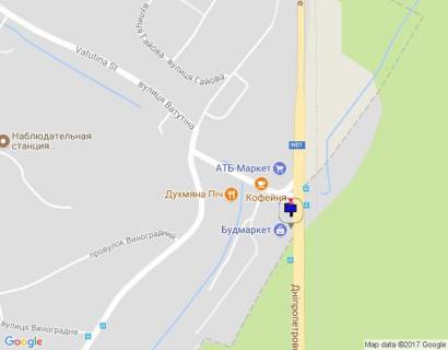 Billboard A in Foresters, 6х3  Дніпровське шосе, траса Н-01 "Київ-Знам'янка", км 20+850 право, поворот на с. Лісники, автобусна зупинка, через 200м після магазинів Сільпо та АТБ, через 350м після магазину Фора scheme