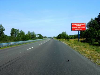 Billboard A in Kiev roads, 6х3  Dniprovs'ke sose, trasa N-01 "Kiiv-Znam'anka", km 30+970 livo, za 2,2km do restoranu "Kraj-Raj", elitna privatna zabudova, bila s. Veliki Dmitrovici Photo 1