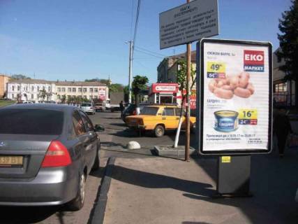 Citylight A in Vasylkiv, 1,2х1,8  m. Vasil'kiv, st. Grusevs'kogo, 7 (vhid v ATB market) Photo 1