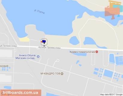 Billboard B in Obukhiv, 6х3  m. Obuhiv, st. Promislova, 14, cerez 50m pisla AZS Ukrnafta scheme