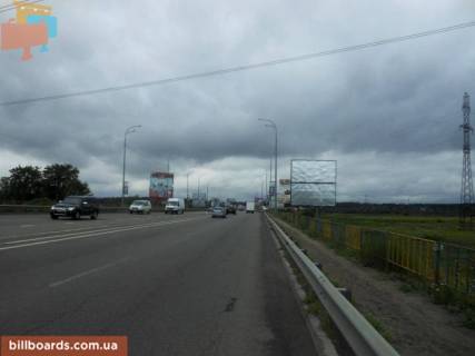 Billboard A in Irpin, 6х3  m. Irpin', trasa M-07 "Kiiv-Kovel'", km 22+850 pravo, mist cerez r. Irpinka, za 900m do rozvilki Irpin'-Gostomel'-Buca, ZK "Gostomel' Rezidens", niz Photo 1