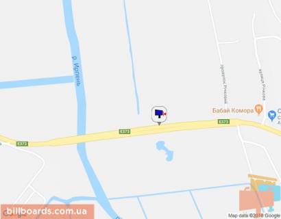 Billboard A in Irpin, 6х3  m. Irpin', trasa M-07 "Kiiv-Kovel'", km 22+950 pravo, mist cerez r. Irpinka, za 800m do rozvilki Irpin'-Gostomel'-Buca, ZK "Gostomel' Rezidens", verh scheme