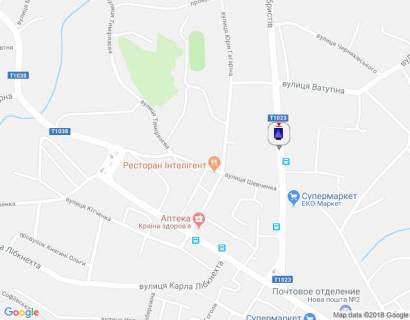 Citylight A in Vasylkiv, 1,2х1,8  m. Vasil'kiv, st. Dekabristiv, 9 - golovna rozv'azka mista, kafe "Lasosi" scheme