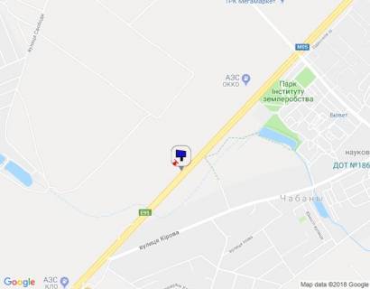 Billboard B in Chabani, 6х3  s. Cabani, trasa M-05 Kiiv-Odesa, km 15+960 pravo, za 580m do AZS OKKO, cerez 370m pisla AZS Marshal, niz scheme