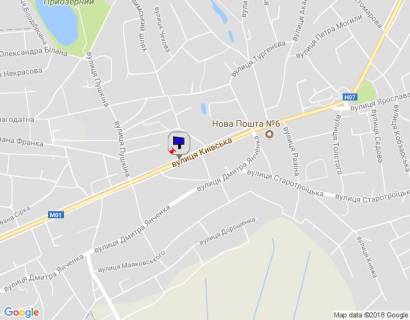 Billboard B in Brovary m. Brovari, st. Kiivs'ka, 109, cerez 100m pisla povorotu na st. Zaporiz'ka, za 110m do povorotu na st. Leontovica ta za 140m do povorotu na st. Zazims'kij slah scheme