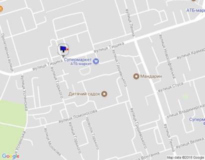 Billboard A in Uman m. Uman', st. Tisika, 13, navproti budinku 52, cerez 195m pisla magazinu ATB ta 250m pisla povorotu na st. Grusevs'kogo, za 65m do avtobusnoi zupinki ta povorotu na st. Gor'kogo scheme