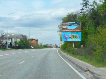 Billboard A in Gostomel, 6х3  смт. Гостомель, траса М-07 "Київ-Ковель", км 22+050 право, вул. Кулішова, 13, перед поворотом на с. Горенка, верх Photo 1