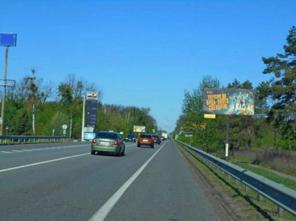 Billboard A in Vorzel, 6х3  м. Буча, траса М-07 "Київ-Ковель", км 31+900 право, біля ЖК "Форест Ленд", навпроти АЗС БРСМ Нафта, через 950м після повороту на автошлях Т1001 та смт. Ворзель Photo 1