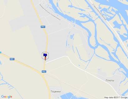 Billboard A in Kozin, 6х3  Konca-Zaspa, trasa R-01, km 35+330 livo, cerez 150m pisla povorotu do kotedznogo mistecka "Plutovo", m. Ukrainka ta avtobusnoi zupinki scheme