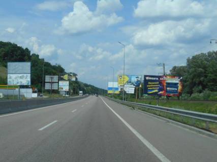 Billboard A in Lisniki (Kiev region), 6х3  Dniprovs'ke sose, trasa N-01 "Kiiv-Znam'anka", km 20+500 livo, cerez 300m pisla povorotu na s. Lisniki ta magazinu ATB, restoran "Duhm'ana pic" Photo 1