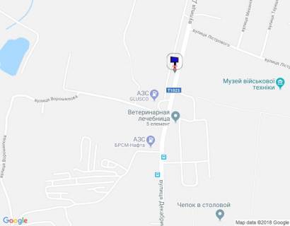 Billboard B in Vasylkiv m. Vasil'kiv, st. Dekabristiv, 63, pisla AZS GLUSCO scheme