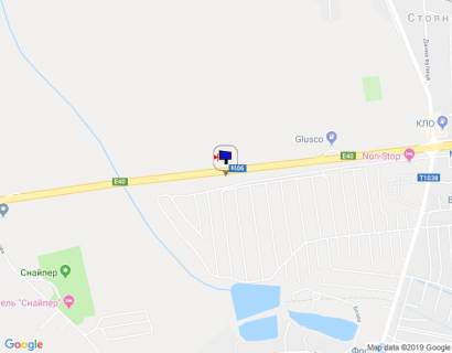 Billboard A in Parking s. Stoanka, trasa M-06 Kiiv-Cop (Zitomir), km 22+750 livo, v'izd v s. Stoanka, 550m do AZS GLUSCO, povorot na Gorenici scheme