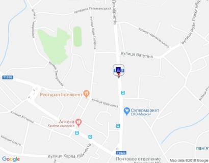 Citylight B in Vasylkiv m. Vasil'kiv, st. Dekabristiv, 9 - golovna rozv'azka mista, kafe "Lasosi"  scheme