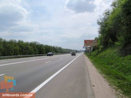 Billboard A in Kiev roads, 6х3  Dniprovs'ke sose, trasa N-01 "Kiiv-Znam'anka", km 24+100 pravo, cerez 450m pisla povorotu na s. Hodosivku ta AZS UPG, cerez 100m pisla TC "MegaMarket", za 150m do TC "Araks" Photo 1