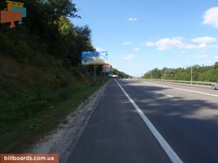 Billboard B in Khodosivka, 6х3  Dniprovs'ke sose, trasa N-01 "Kiiv-Znam'anka", km 24+100 pravo, za 450m do povorotu na s. Hodosivku ta AZS UPG, za 100m do TC "MegaMarket", cerez 150m pisla TC "Araks" Photo 1