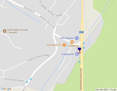 Billboard B in Lisniki (Kiev region), 6х3  Dniprovs'ke sose, trasa N-01 "Kiiv-Znam'anka", km 20+850 pravo, povorot na s. Lisniki, avtobusna zupinka, za 200m do magaziniv Sil'po ta ATB, za 350m do magazinu Fora scheme