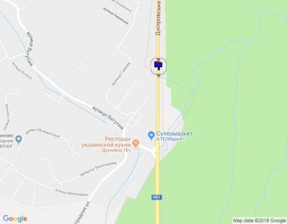 Billboard B in Lisniki (Ternopil region), 6х3  Dniprovs'ke sose, trasa N-01 "Kiiv-Znam'anka", km 20+370 livo, viizd z Kieva, verh scheme