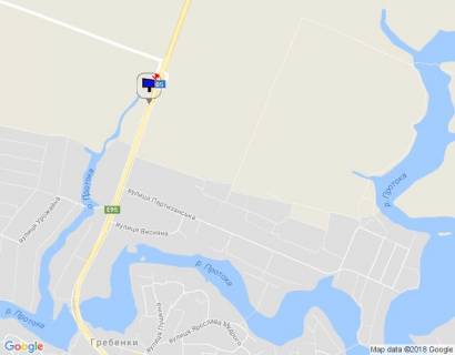 Billboard A in Grebinki s. Grebinki, trasa M-05 Kiiv-Odesa, km 63+980 pravo scheme