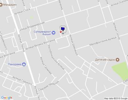 Billboard B in Uman m. Uman', st. Velika Fontanna, 37, bila magazinu Furset, stoanka magazinu Fokstrot, navproti PrivatBanku, za 75m do povorotu na st. Sevcenka, cerez 150m pisla povorotu na st. Respublikans'ka, 4-j sprava nalivo scheme