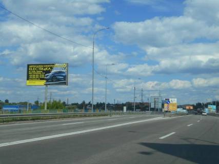 Billboard B in Irpin, 6х3  м. Ірпінь, траса М-07 "Київ-Ковель", км 23+300 право, міст через р. Ірпінка, виїзд з міста, через 275м після АЗС ОККО, за 500м до магазину АТБ, за 550м до магазину ФОРА Photo 1
