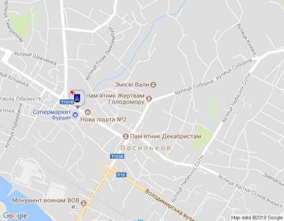 Citylight A in Vasylkiv m. Vasil'kiv, st. Grusevs'kogo, 19, perehid bila Furseta scheme