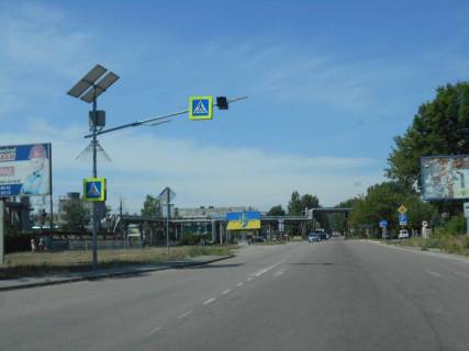 Billboard B in Obukhiv, 6х3  m. Obuhiv, st. Promislova, cerez 100m pisla povorotu do zavodu poristih materialiv "AEROK", cerez 220m pisla AZS Ukrnafta Photo 1
