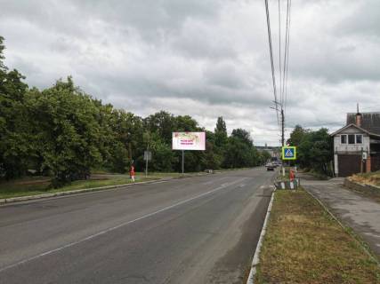 Billboard B in Vasylkiv, 6х3  m. Vasil'kiv, st. Dekabristiv, 28, perehresta z st. Vatutina, navproti magazinu "Fora", cerez 150m pisla povorotu na st. Cernahivs'kogo, za 250m do perehresta z st. Sevcenka ta magazinu "EKO-Market" Photo 1
