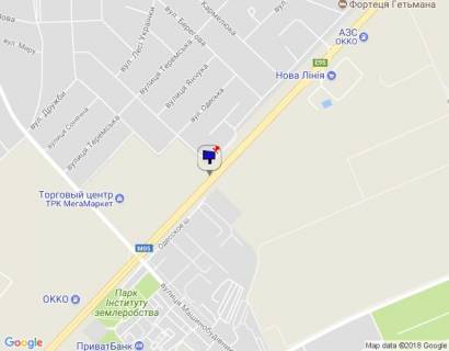 Billboard A in Gatne, 6х3  s. Gatne, trasa M-05 Kiiv-Odesa, km 14+625 pravo, za 300m do zaizdu u MEGA MARKET GATNE, za 450m do povorotu na Hotiv, Gatne, Krukivsinu scheme
