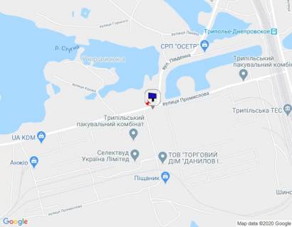 Billboard A in Ukrainian, 6х3  m. Ukrainka, st. Promislova, 3, central'nij vhid do Tripil's'koi TEC, perehresta z st. Pivdenna scheme