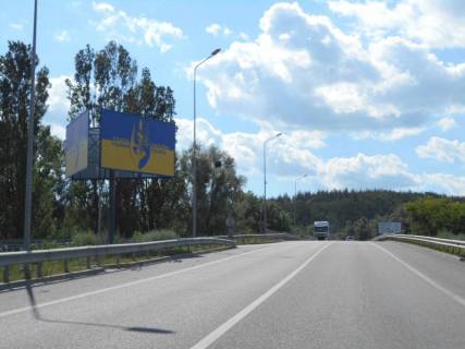 Billboard B in Obukhiv, 6х3  m. Obuhiv, pocatok st. Promislova, mist cerez trasu N-01 "Kiiv-Znam'anka", na povoroti na Kiiv Photo 1