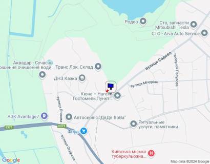 Billboard B in Kyiv, 6х3  смт. Гостомель-с. Горенка, вул. Садова (біля ДП Кюне і Нагель) scheme