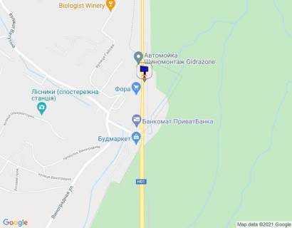 Billboard A in Lisniki (Kiev region), 6х3  Dniprovs'ke sose, trasa N-01 "Kiiv-Znam'anka", km 20+500 livo, cerez 300m pisla povorotu na s. Lisniki ta magazinu ATB, restoran "Duhm'ana pic" scheme