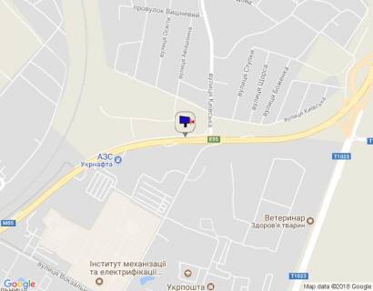 Billboard A in Glevakha, 6х3  смт. Глеваха, траса М-05 Київ-Одеса, км 27+250 право, виїзд з вул. Київська на Одеську трасу, автобусна зупинка, за 310м до АЗС Укрнафта, через 760м після розв'язки на м. Васильків, верх scheme