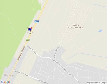 Billboard A in Bogdanivka, 6х3  s. Bogdanivka, cernigivs'ka trasa, trasa M-01 "Kiiv-Cernigiv-Novi Arilovici", km 46+200 livo, st. Kiivs'ka, za 400m do povorotu na st. Lisova ta s. Bogdanivka, cerez 1.9km pisla povorotu na s. Nova Bogdanivka, verh scheme