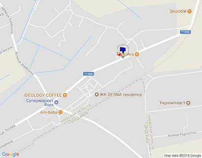 Billboard A in Zim'e, 6х3  s.Zazim'a, st.Lisova, navproti AZS Market scheme