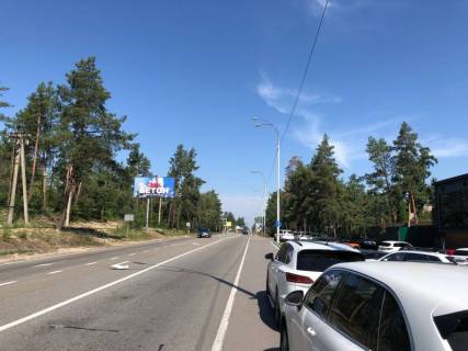 Billboard B in Kozin, 6х3  Konca-Zaspa, trasa R-01, km 30+350 pravo, navproti zamis'koi rezidencii "QUEEN", klub "SPORT LIFE" Photo 1