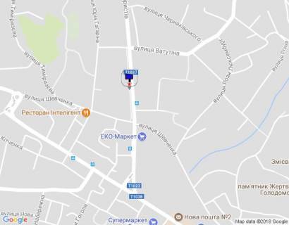 Billboard B in Vasylkiv, 6х3  m. Vasil'kiv, st. Dekabristiv, 9, 50 m vid perehresta z st. Sevcenko scheme