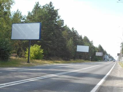 Billboard B in Kozin, 6х3  Konca-Zaspa, trasa R-01, km 29+340 pravo, za 500m do povorotu na kotedzne mistecko "ROMANOVO", za 400m do kompleksu "Sezoni SPA" ta restoranu "Giardino", cerez 100m pisla restoranu "TANDIR" Photo 1